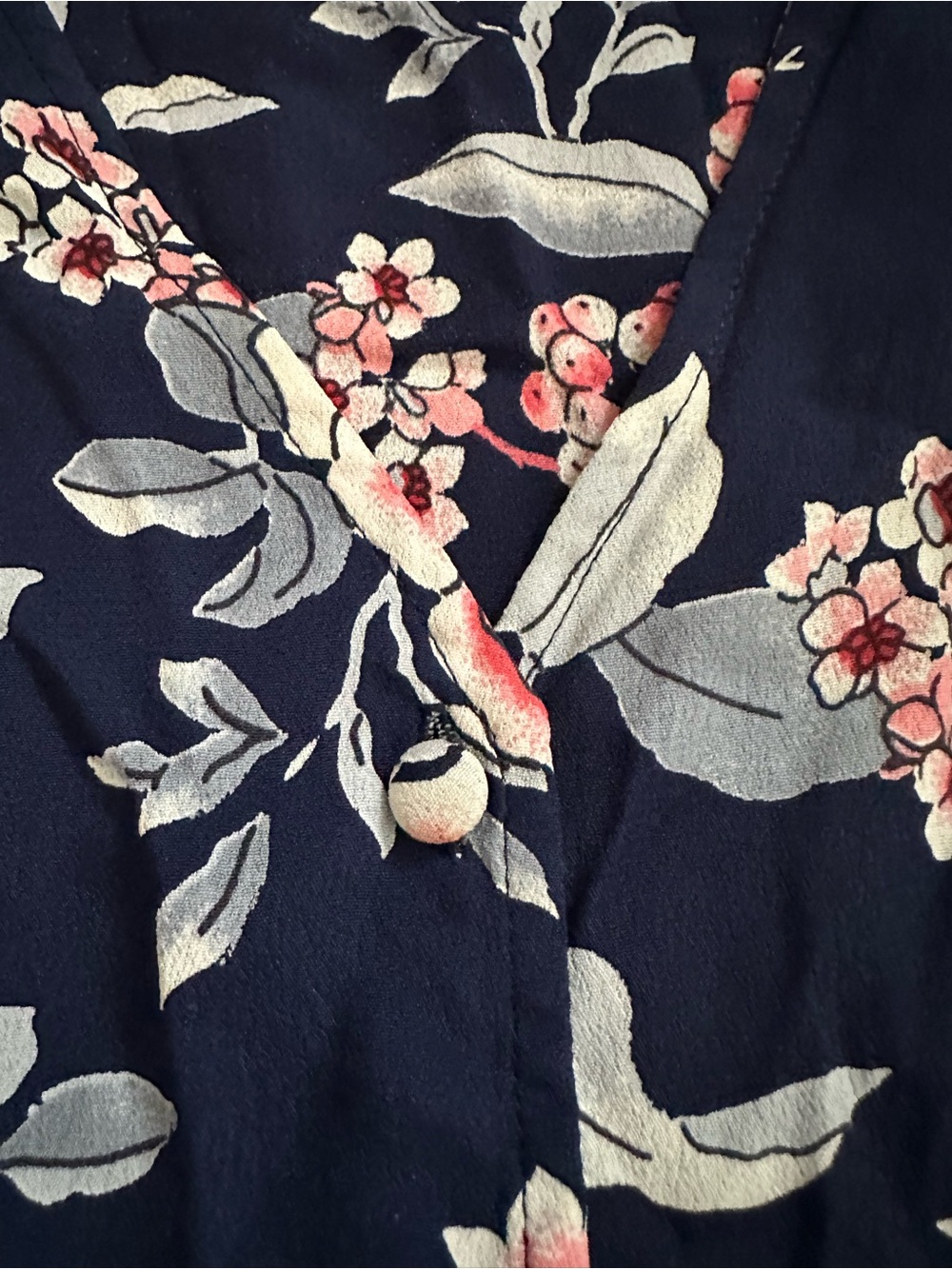 New! Flynn Skye Ale Navy Floral Long Maxi Dress S - Picture 5 of 14
